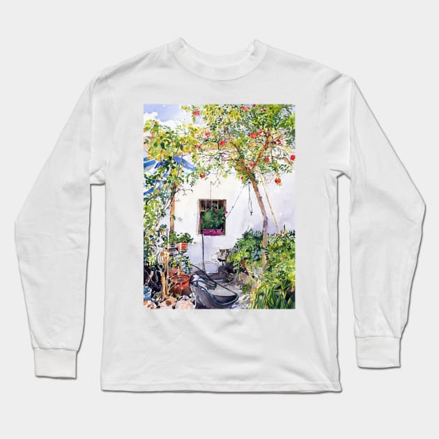 Rincon De La Barriada De Alcora Long Sleeve T-Shirt by margaretmerry